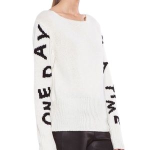 Acne Studios -  Lupine Wool Sweater (“One day at a time”) (size S)